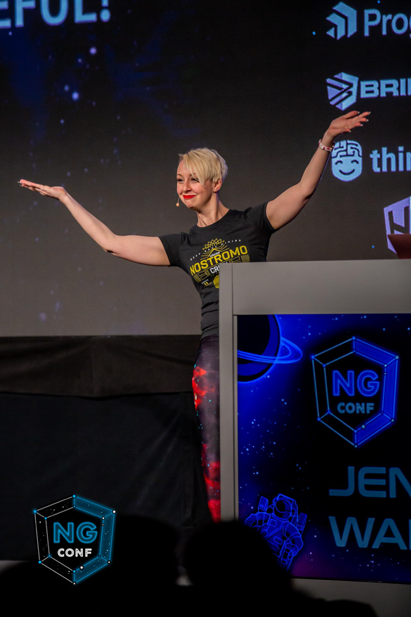 Jennifer at ngconf