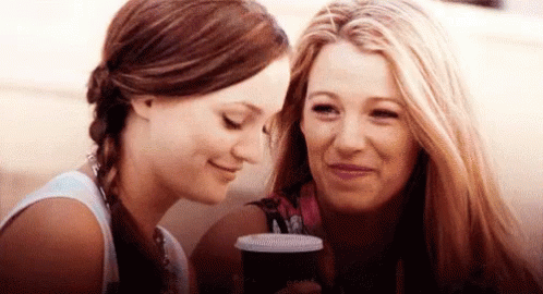 Blair & Serena Laughing